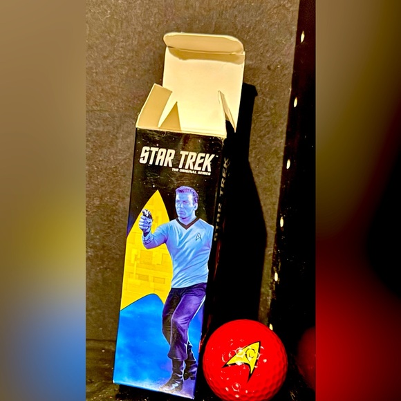 NIB collectible Star Trek golf balls, Engineering (red) - Picture 6 of 6